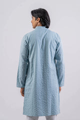 Men's Premium Panjabi (Sky)
