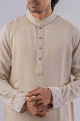 Men's Premium Panjabi (Ivory)