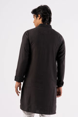 Men's Premium Panjabi (Black)