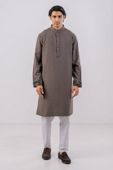 Men's Premium Panjabi (Brownish Grey)