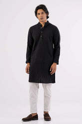 Men's Premium Panjabi (Black)