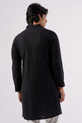 Men's Premium Panjabi (Black)