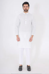 Men's Premium Panjabi (White)