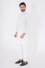 Men's Premium Panjabi (White)