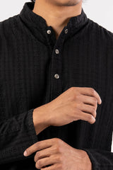 Men's Premium Panjabi (Black)