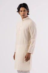 Men's Premium Panjabi (Off White)
