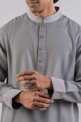 Men's Premium Panjabi (Lt. Grey)