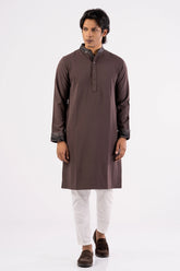 Men's Premium Panjabi (Taupe)