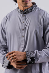 Men's Premium Panjabi (Lt. Grey)