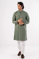 Men's Premium Panjabi (Hunter Green)