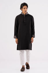 Men's Premium Panjabi (Black)