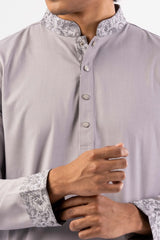 Men's Premium Panjabi (Grey)