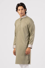 Men's Premium Panjabi (Olive)