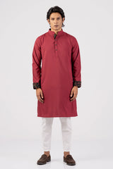 Men's Premium Panjabi (Red)