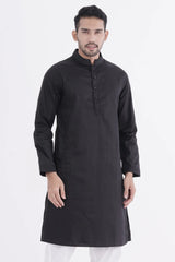 Men Premium Panjabi (Black)