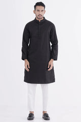 Men Premium Panjabi (Black)
