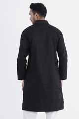 Men Premium Panjabi (Black)