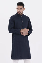 Men Premium Panjabi (Navy)