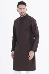 Men Premium Panjabi (Brown)