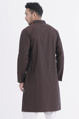 Men Premium Panjabi (Brown)