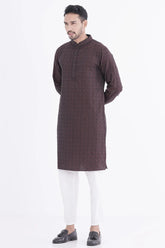 Men Premium Panjabi (Brown)