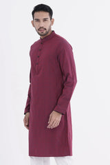 Men Premium Panjabi (Maroon)
