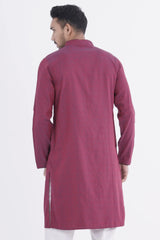 Men Premium Panjabi (Maroon)