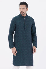 Men Premium Panjabi (Navy)