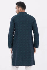 Men Premium Panjabi (Navy)