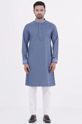 Men Premium Panjabi (Blue)