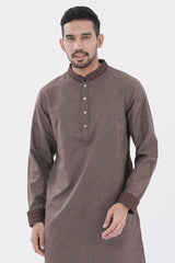 Men's Premium Panjabi (Brown)
