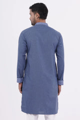 Men Premium Panjabi (Blue)