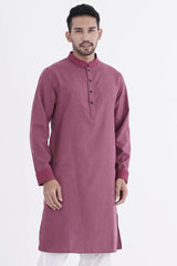 Men Premium Panjabi (Maroon)