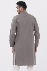 Men Premium Panjabi (Brown)