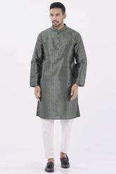 Men's Premium Panjabi (Dk. Green)