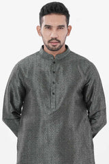 Men's Premium Panjabi (Dk. Green)