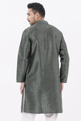 Men's Premium Panjabi (Dk. Green)