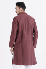 Men's Premium Panjabi (Dk. Maroon)