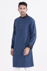 Men's Premium Panjabi (Prussian Blue)