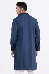 Men's Premium Panjabi (Prussian Blue)