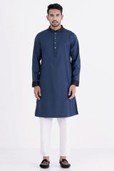 Men's Premium Panjabi (Prussian Blue)