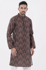 Men's Premium Panjabi (Brown)