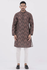 Men's Premium Panjabi (Brown)