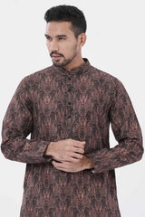 Men's Premium Panjabi (Brown)