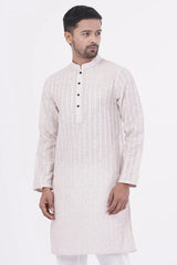 Men's Premium Panjabi (Beige)