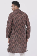 Men's Premium Panjabi (Brown)