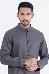 Men's Premium Panjabi (Grey)