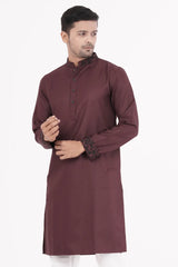Men's Premium Panjabi (Maroon)
