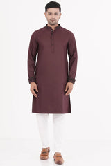 Men's Premium Panjabi (Maroon)