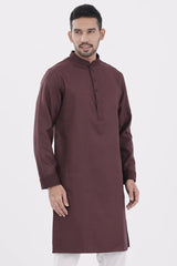Men's Premium Panjabi (Maroon)